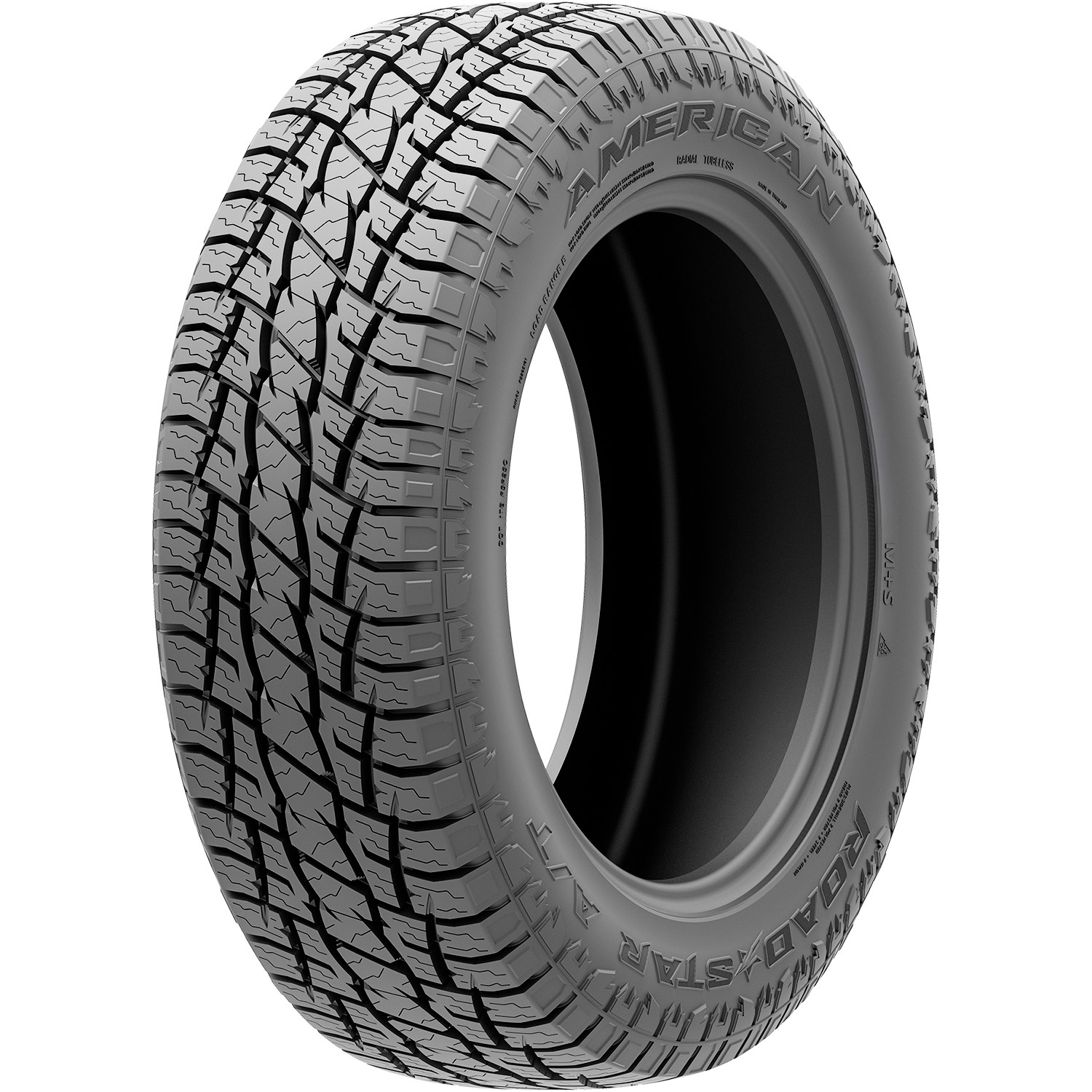 American Roadstar A/T 265/60R20 121/118S E 10 Ply Tire 50k Mi Warranty