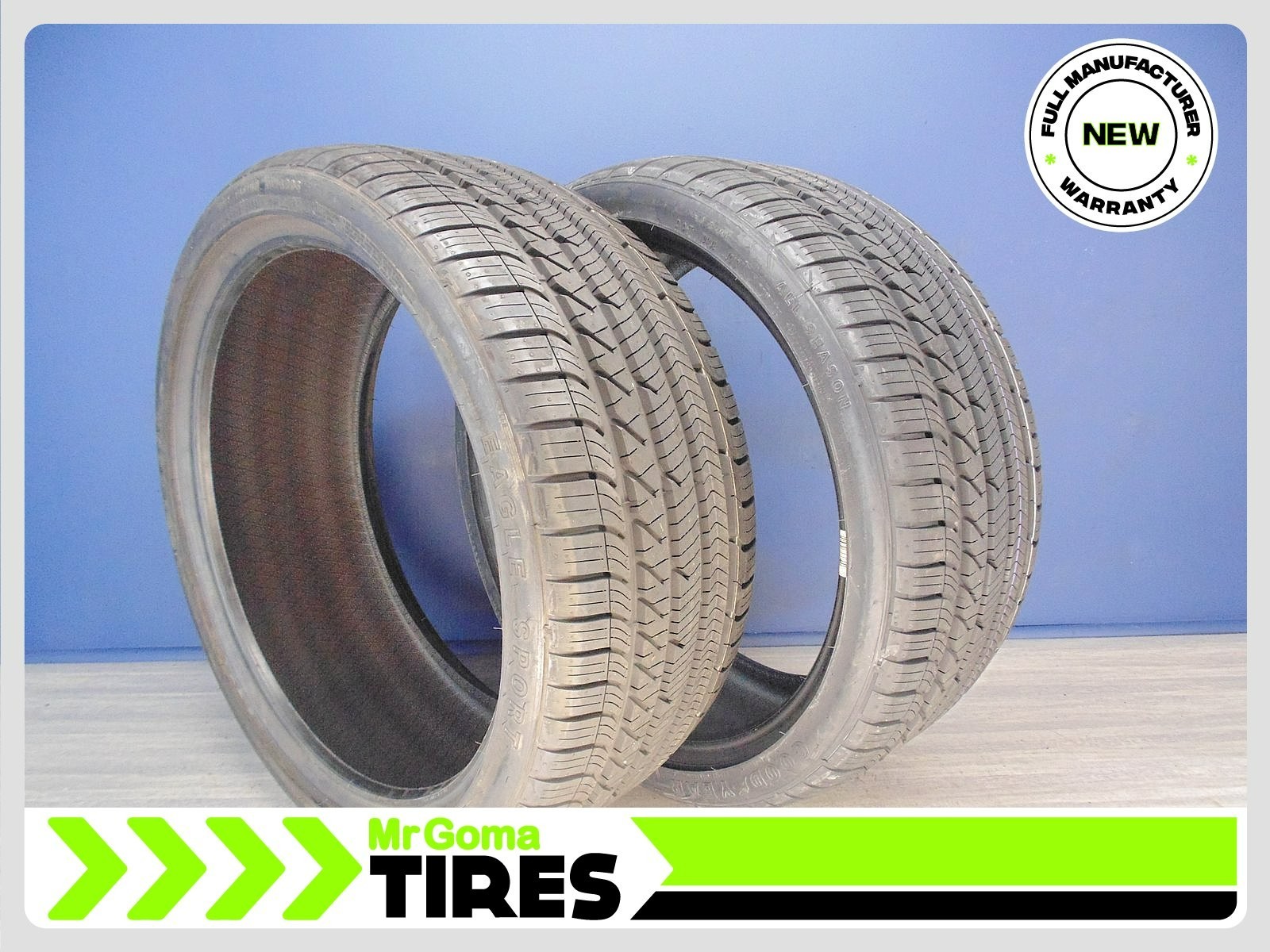 2 BRAND NEW 265/35R21 GOODYEAR EAGLE SPORT ALL SEASON AO XL TIRES 101H 2653521