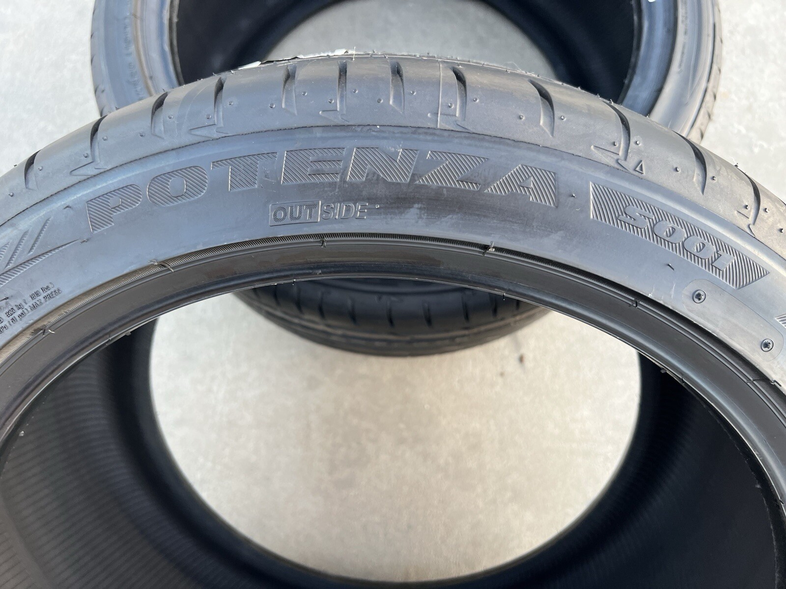 Set of TWO BRAND NEW 295/35ZR20 Bridgestone Potenza S001 Tires 2953520