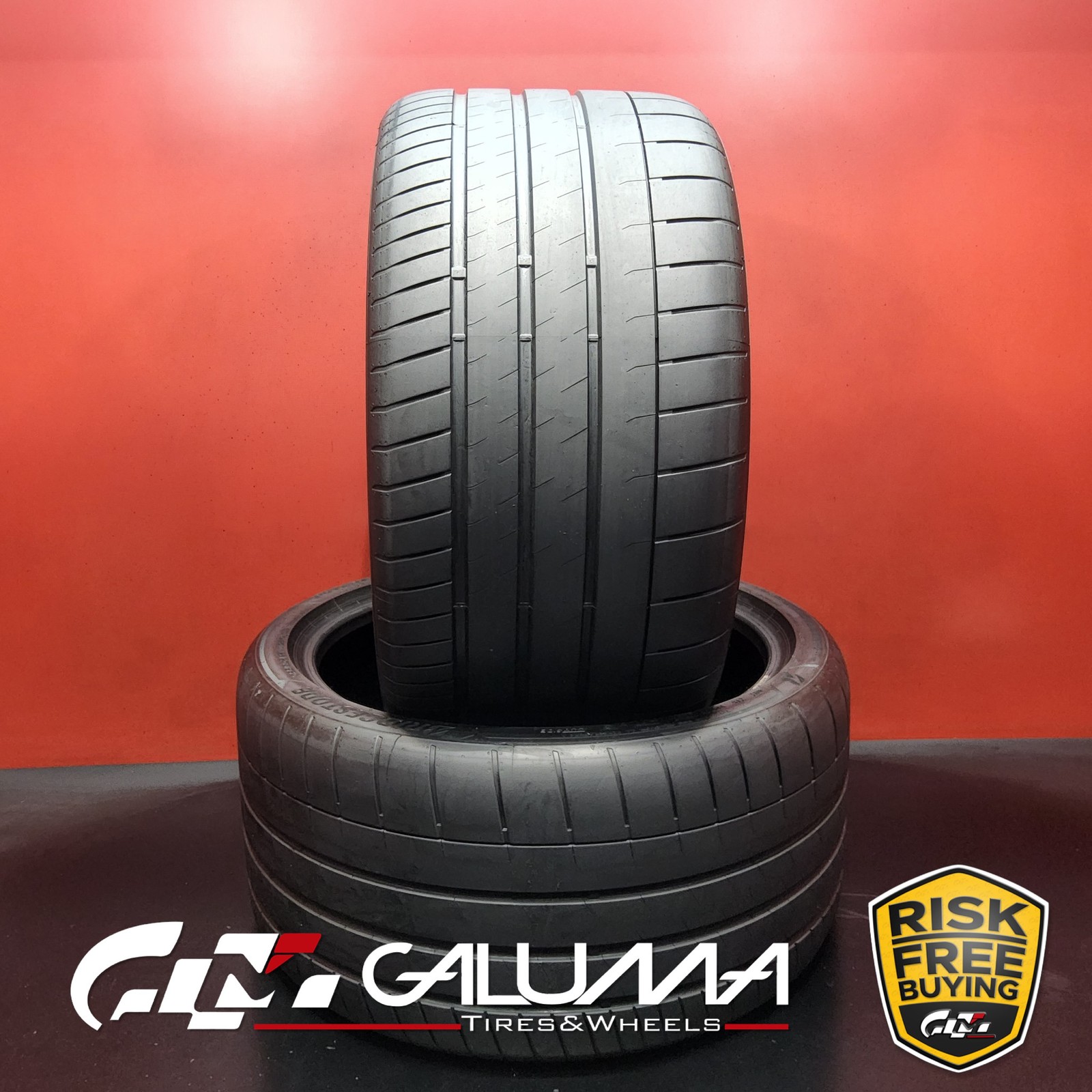 Set of 2 Tires LikeNEW Bridgestone Potenza Sport Enliten ND0 XL 325/30ZR21 93251