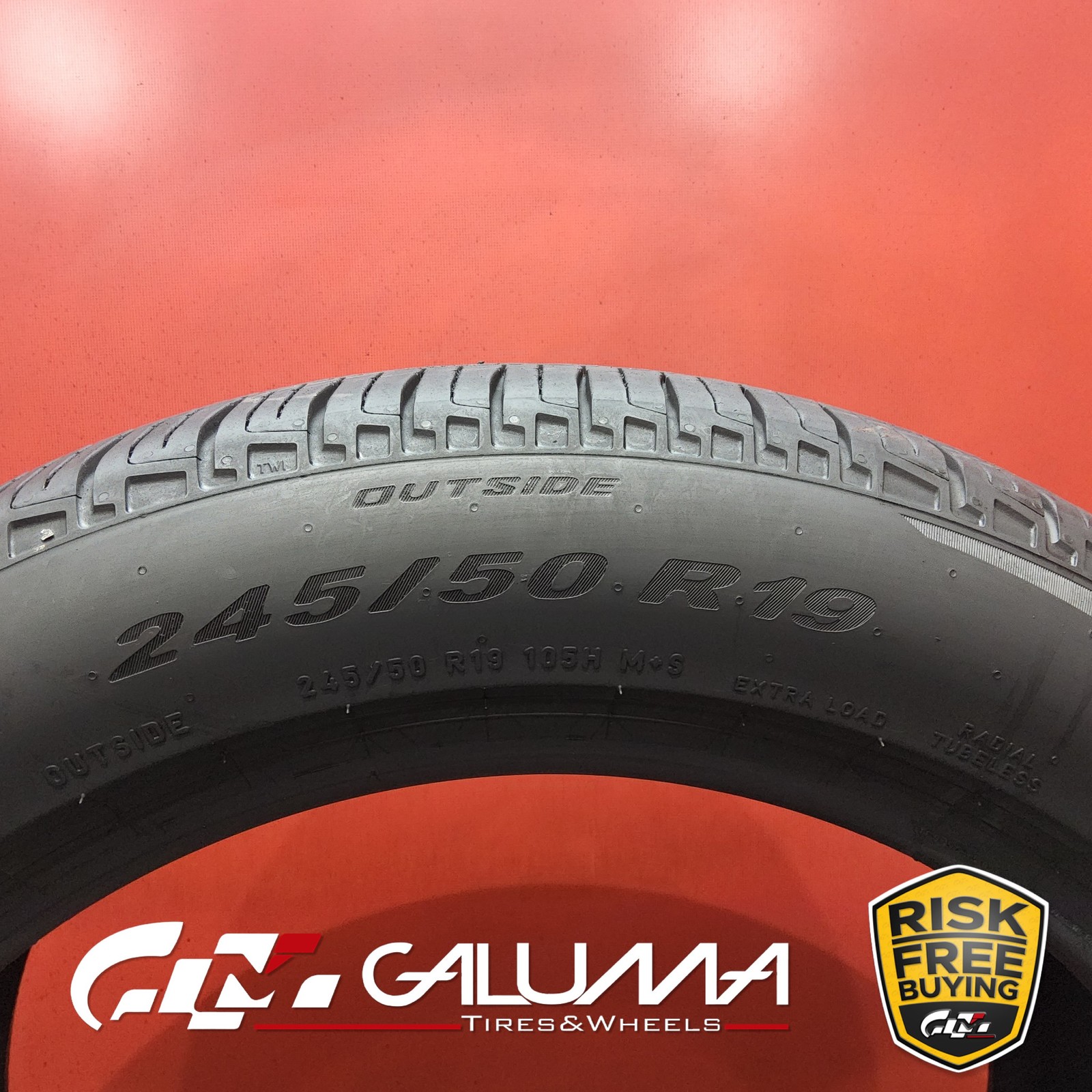 1 (One) Tire Pirelli P Zero MS Elect XL 245/50R19 245/50/19 2455019 105H #90671