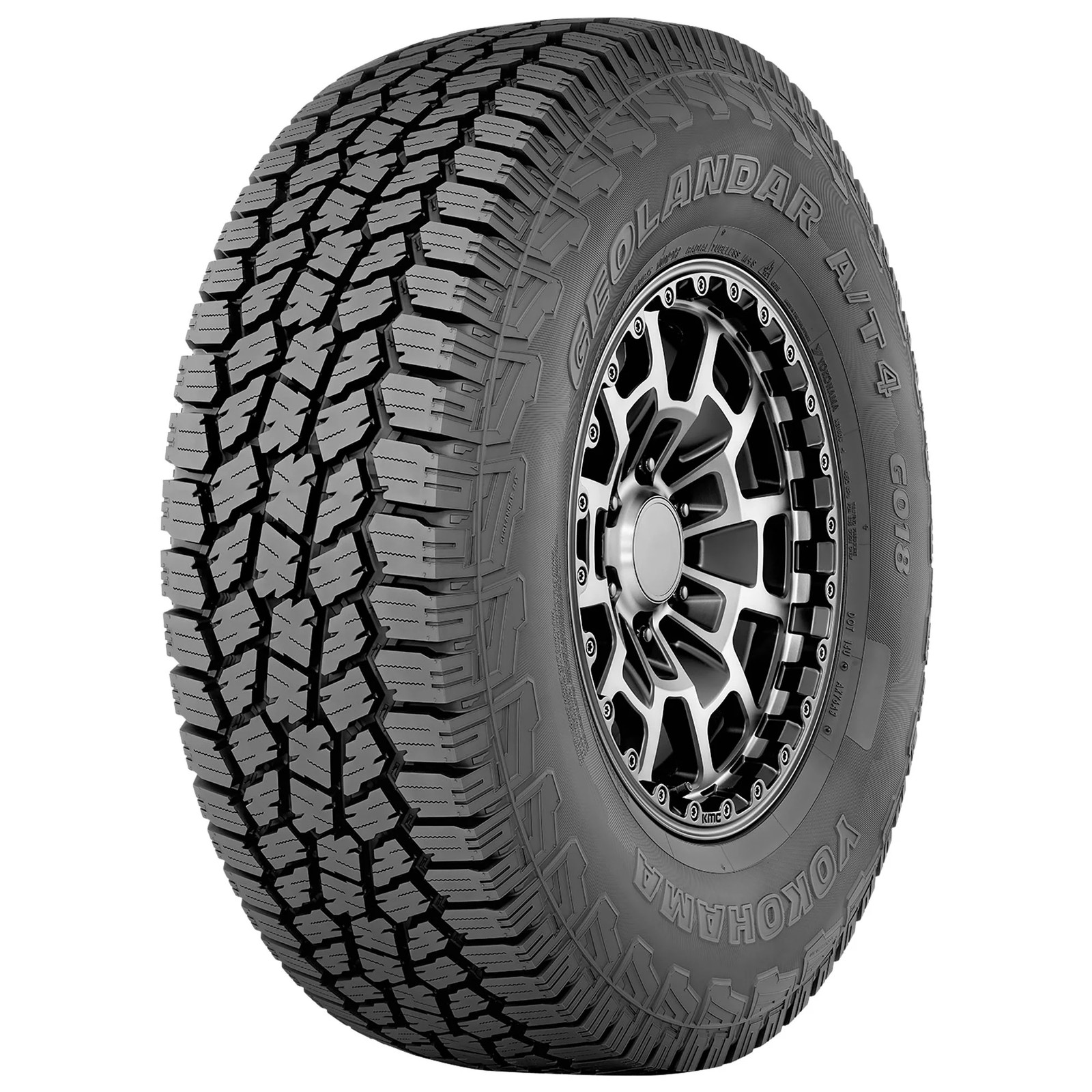 1 Yokohama Geolandar A/T4 G018 275/55R20 117H All Terrain 65K Mi Warranty 660AB