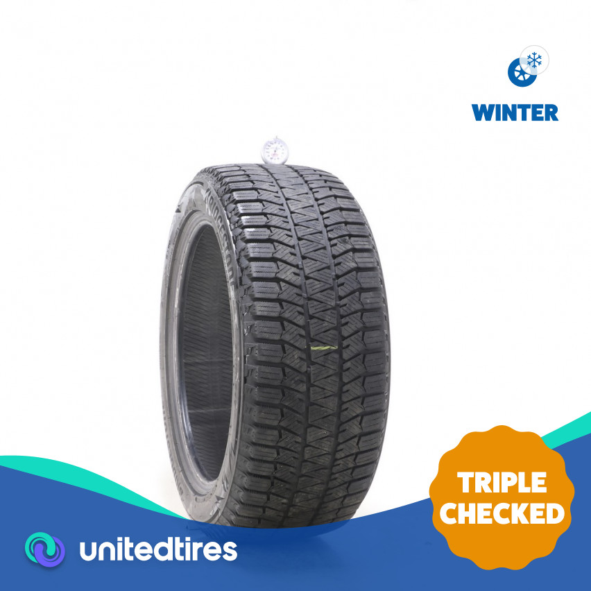 Used 235/50R18 Bridgestone Blizzak WS90 Studless 101H – 7.5/32