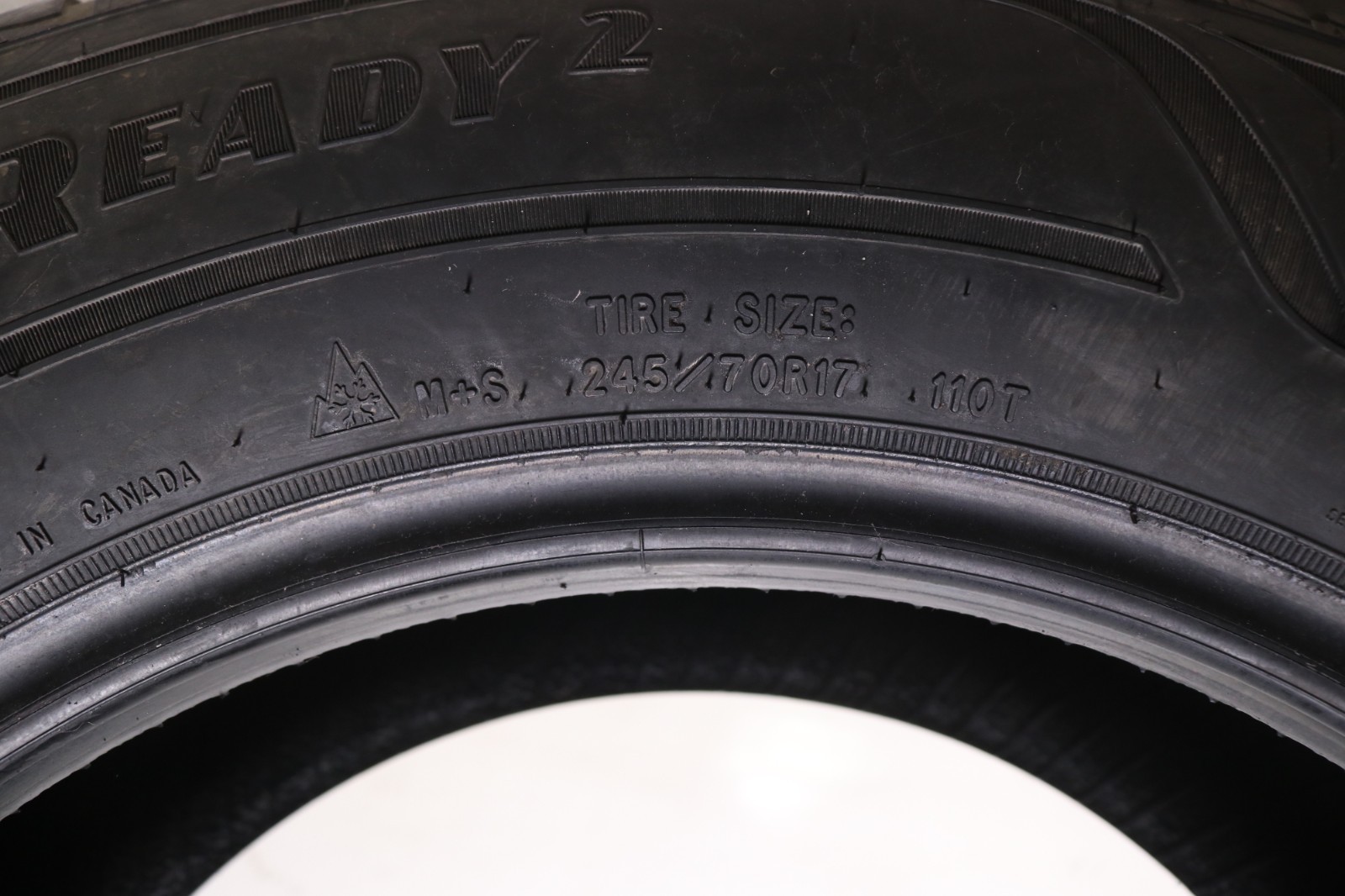 Used 245/70R17 Goodyear Assurance WeatherReady 2 – 110T – 10/32