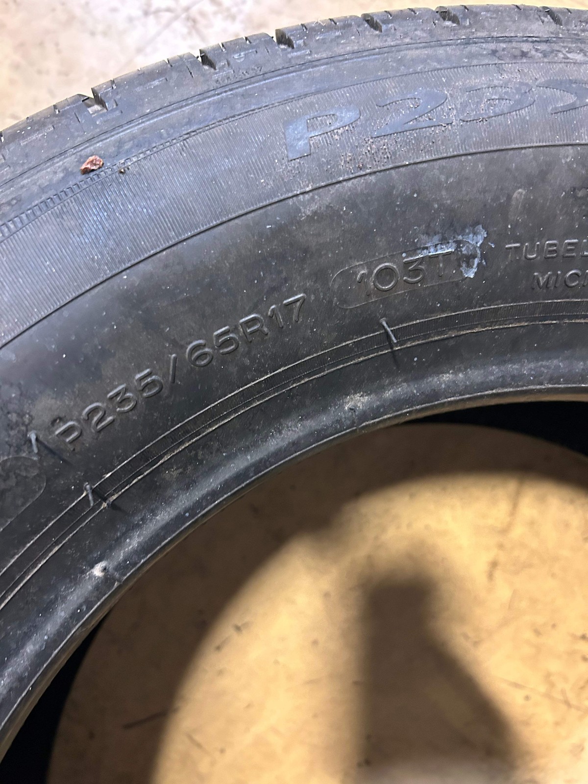 MICHELIN PRIMACY MXV4 BSW P 235 65 17 103T ALL SEASON TIRE 66126