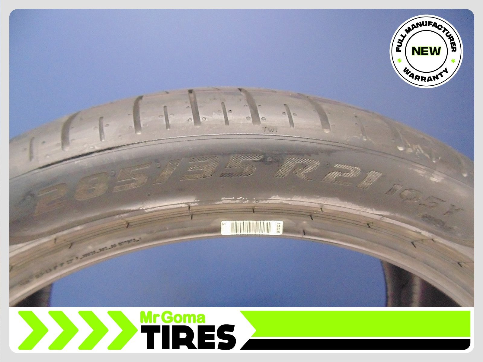 1 BRAND NEW 285/35R21 PIRELLI P ZERO PZ4 XL TIRE 105Y BMW PZERO 2853521
