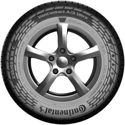1 Continental VanContact A/S Ultra 195/75R16/10 10-Ply 110R Tire 1957516 195 75