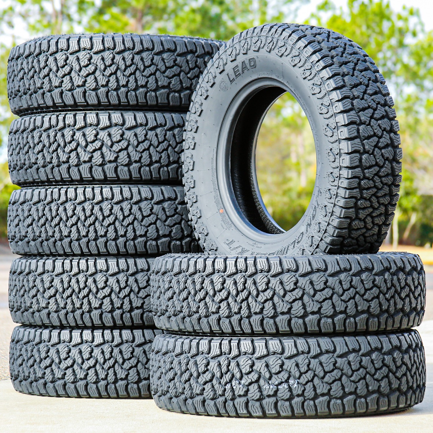 2 Leao Lion Climber X/T 285/65R18 125/122Q E 10 Ply Tires 55k Mi Warranty