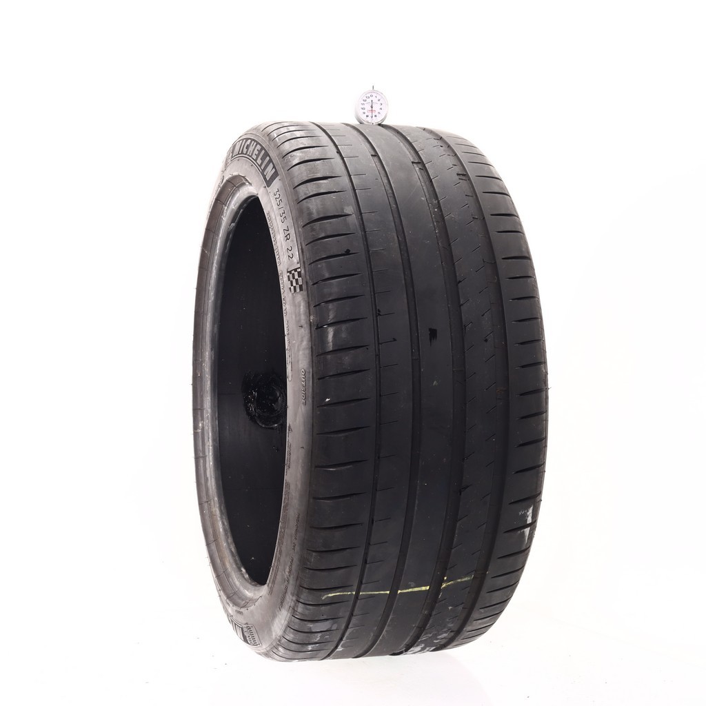 Set of (2) Used 325/35ZR22 Michelin Pilot Sport 4 S MO1 114Y – 7/32