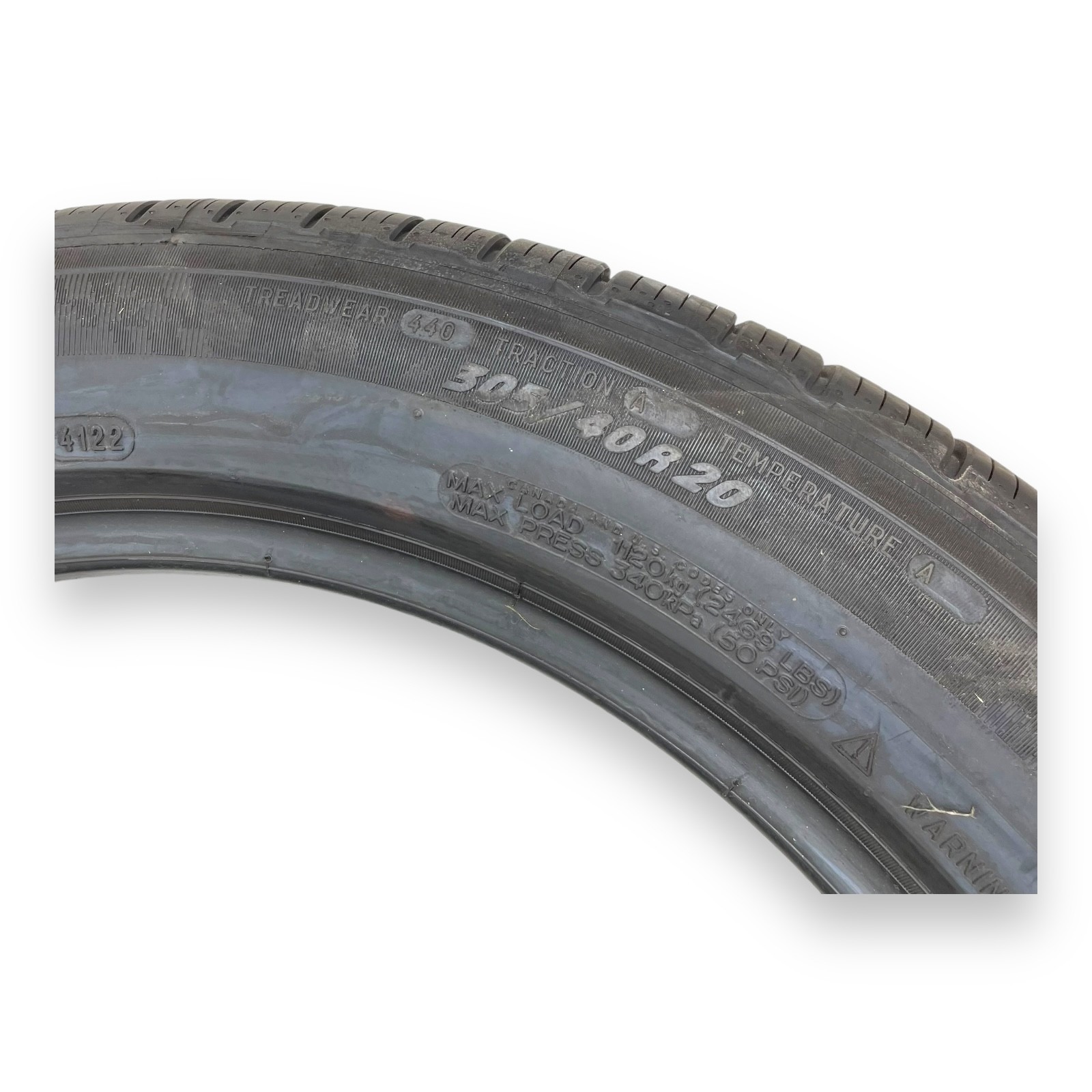 1 Used P305/40R20 Michelin Pilot Sport A/S 3 OEM