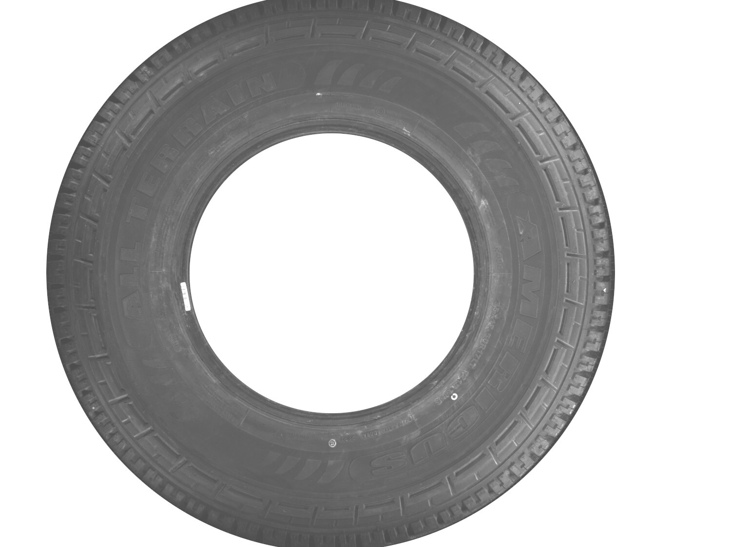 LT35x/12.5R17 Americus All Terrain 121 S Used 15/32nds