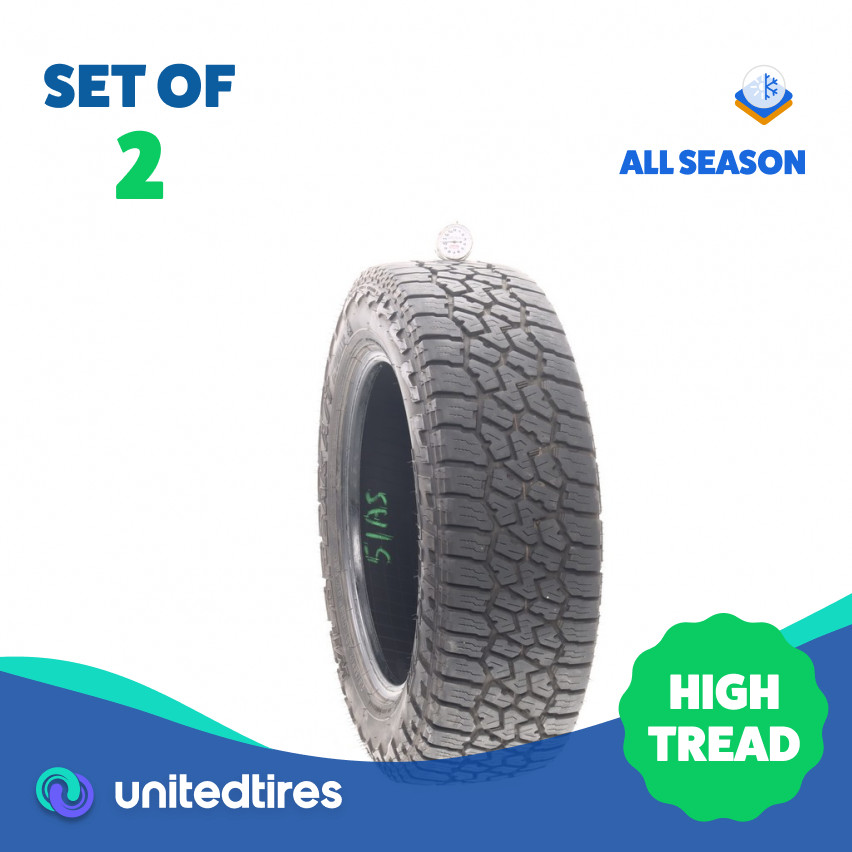 Set of (2) Used 215/65R17 Falken Wildpeak A/T3W 99T – 10.5/32