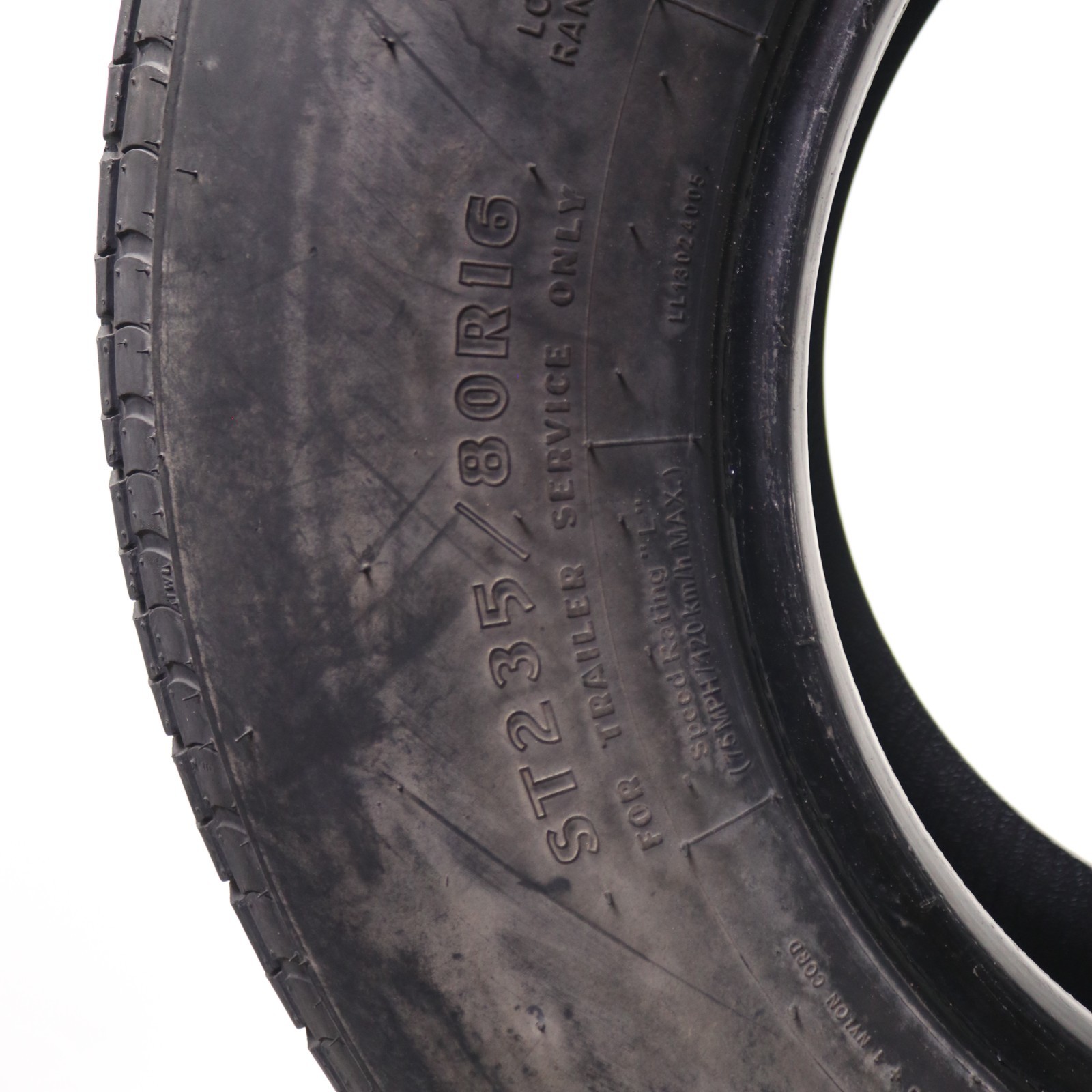 Set of 2 Used ST 235/80R16 Constancy LY188 – 124/120L – 8/32 No Repairs