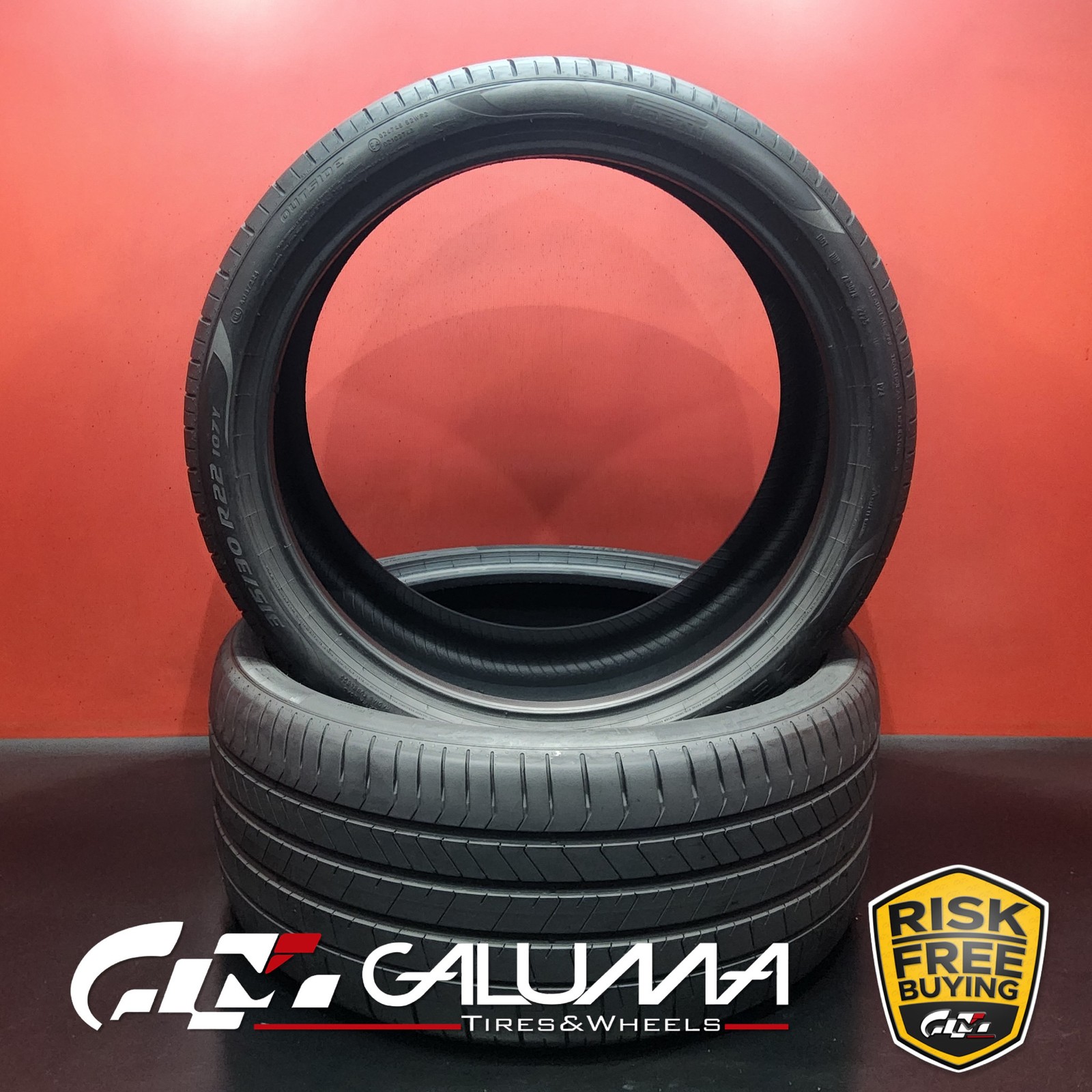 Set of 2 Tires LikeNEW Pirelli P Zero PZ4 XL 315/30R22 315/30/22 3153022 #92035