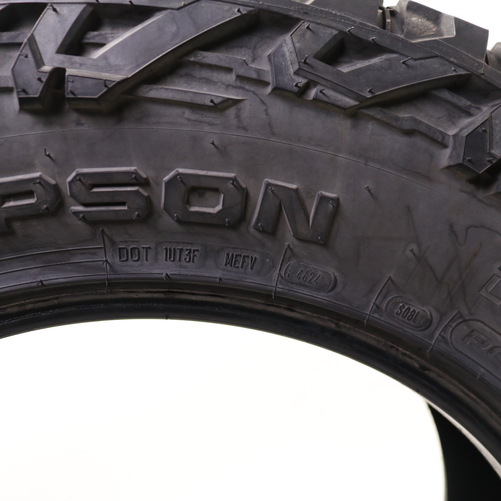 Set of 2 Used LT 285/65R20 Mickey Thompson Baja Boss A/T – 127/124Q – 6-7/32