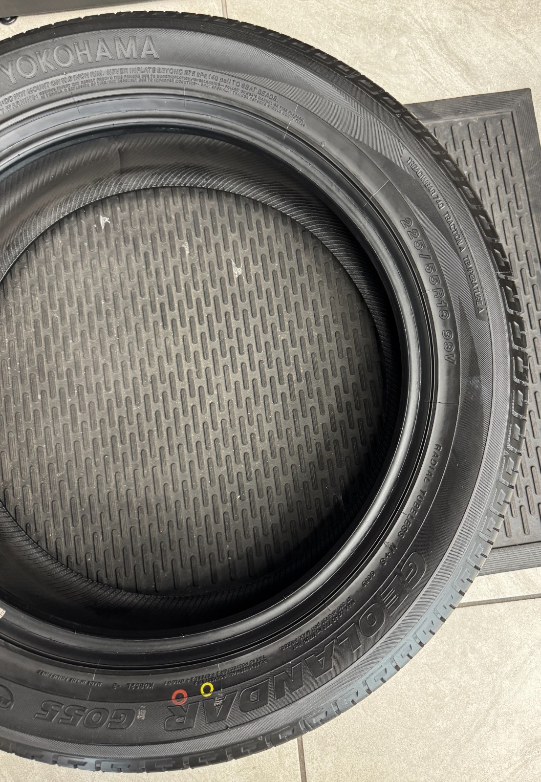 SET (4) 225/55R19 99V Yokohama Geolandar CV G055 NEW/32.