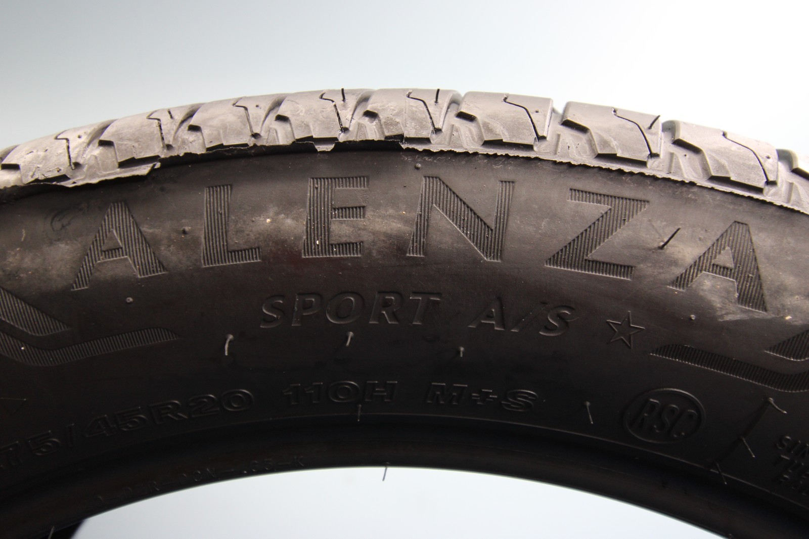 2 Used Bridgestone Alenza Sport A/S ★ RSC RFT 275/45R20 275/45/20 2754520 110H