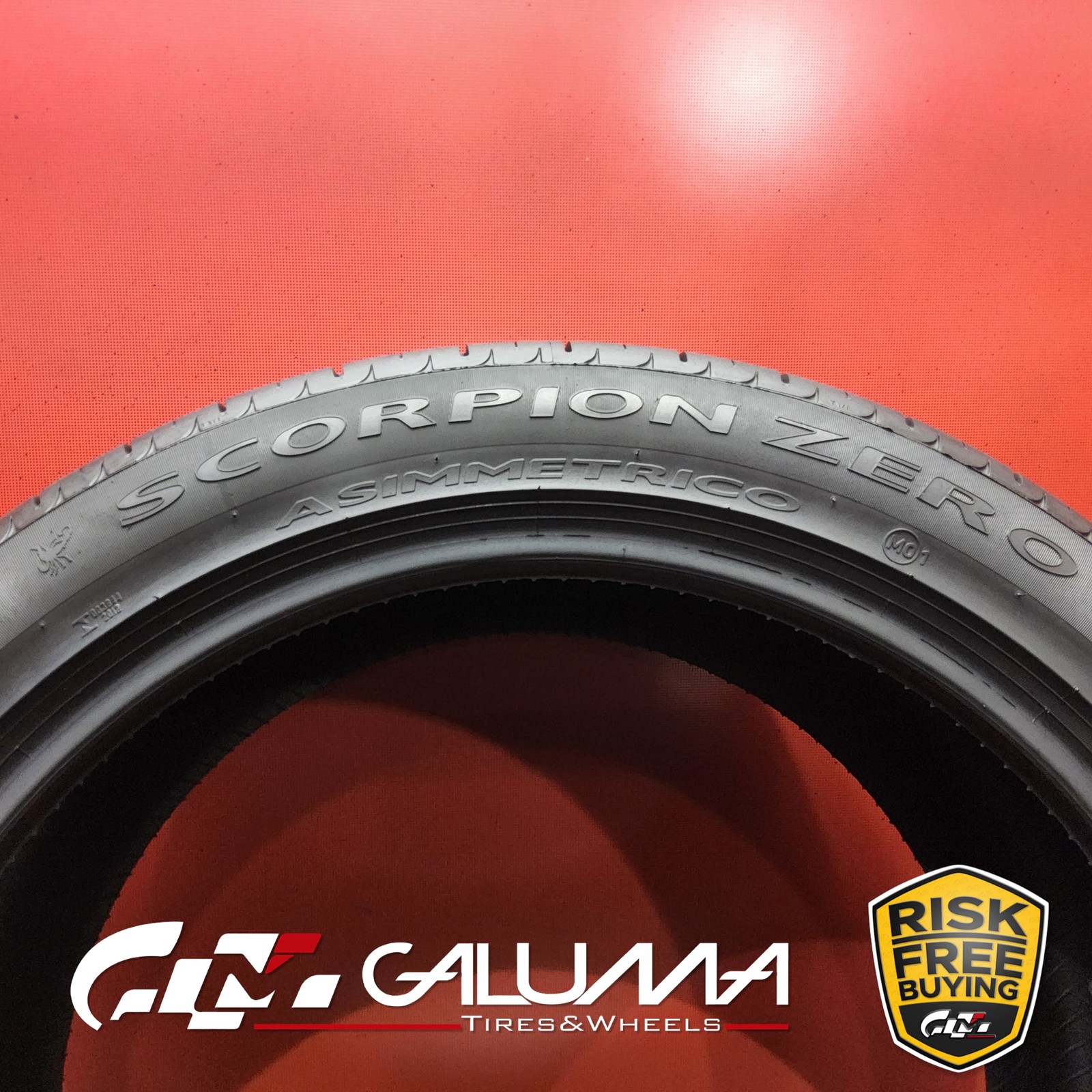 1 Tire LikeNEW Pirelli Scorpion Zero Asimmetrico MO1 295/40R22 No Repairs 95989