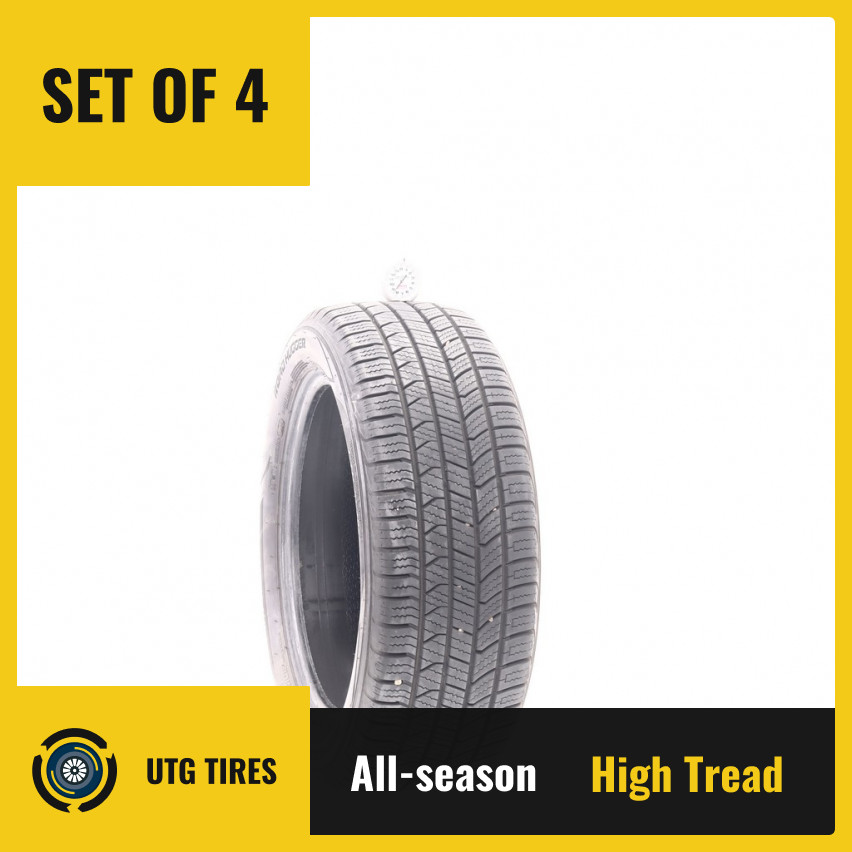 Set of (4) Used 205/50R16 Road Hugger GTP AS/02 87V – 8.5-10.5/32