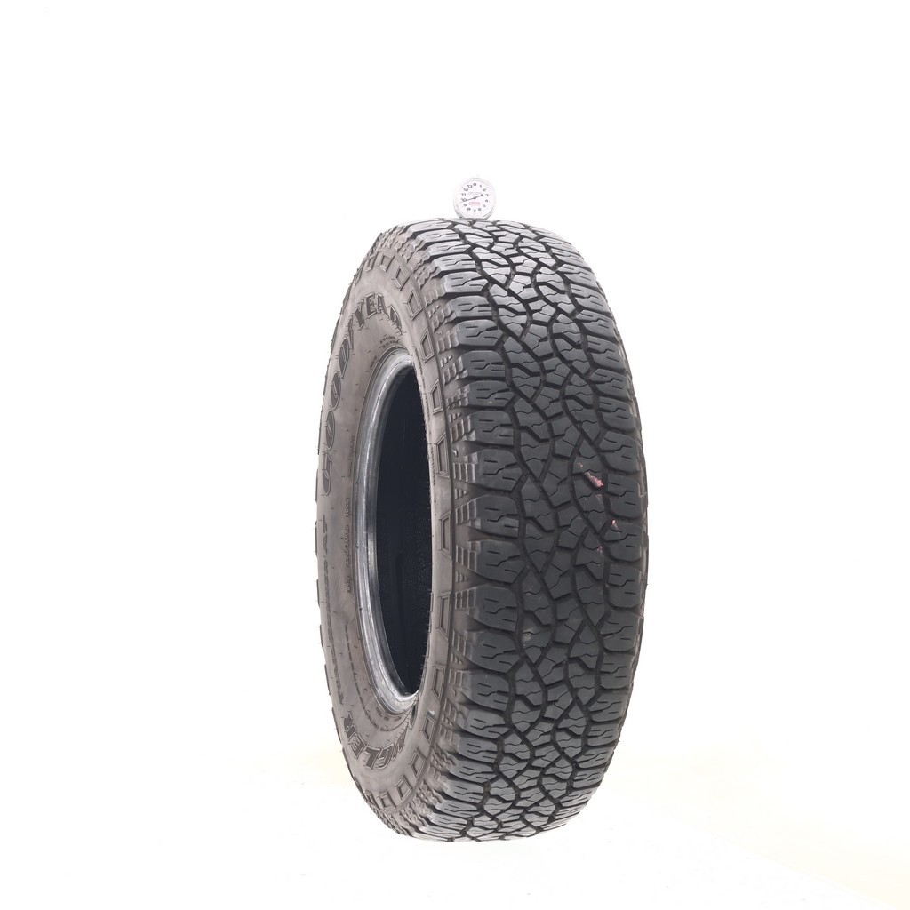 Set of (4) Used 235/75R15 Goodyear Wrangler Trailrunner AT 105S – 9.5-10.5/32