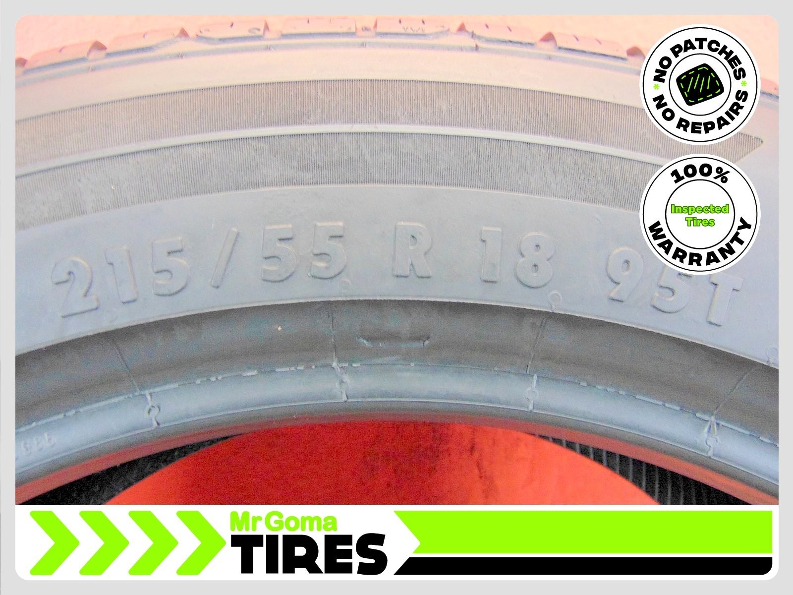 1 CONTINENTAL TRUECONTACT TOUR ECOPLUS 215/55R18 USED TIRE 8.7/32 AVG 2155518