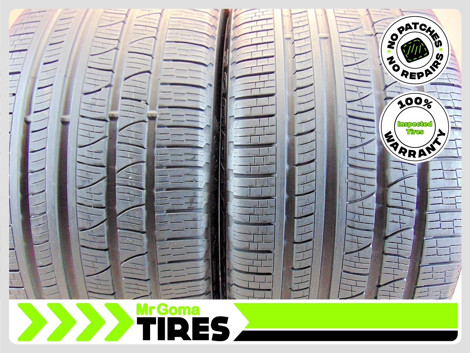 2 PIRELLI SCORPION VERDE AS ECOIMPACT XL 315/35R21 USED TIRES 78%LIFE NO PATCH