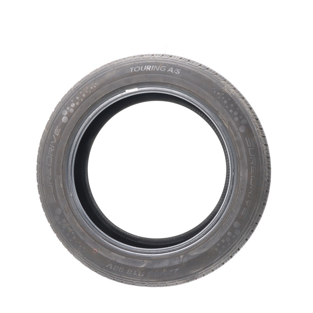 Set of (4) Used 225/55R18 SureDrive Touring A/S TA71 98V – 9.5-10.5/32
