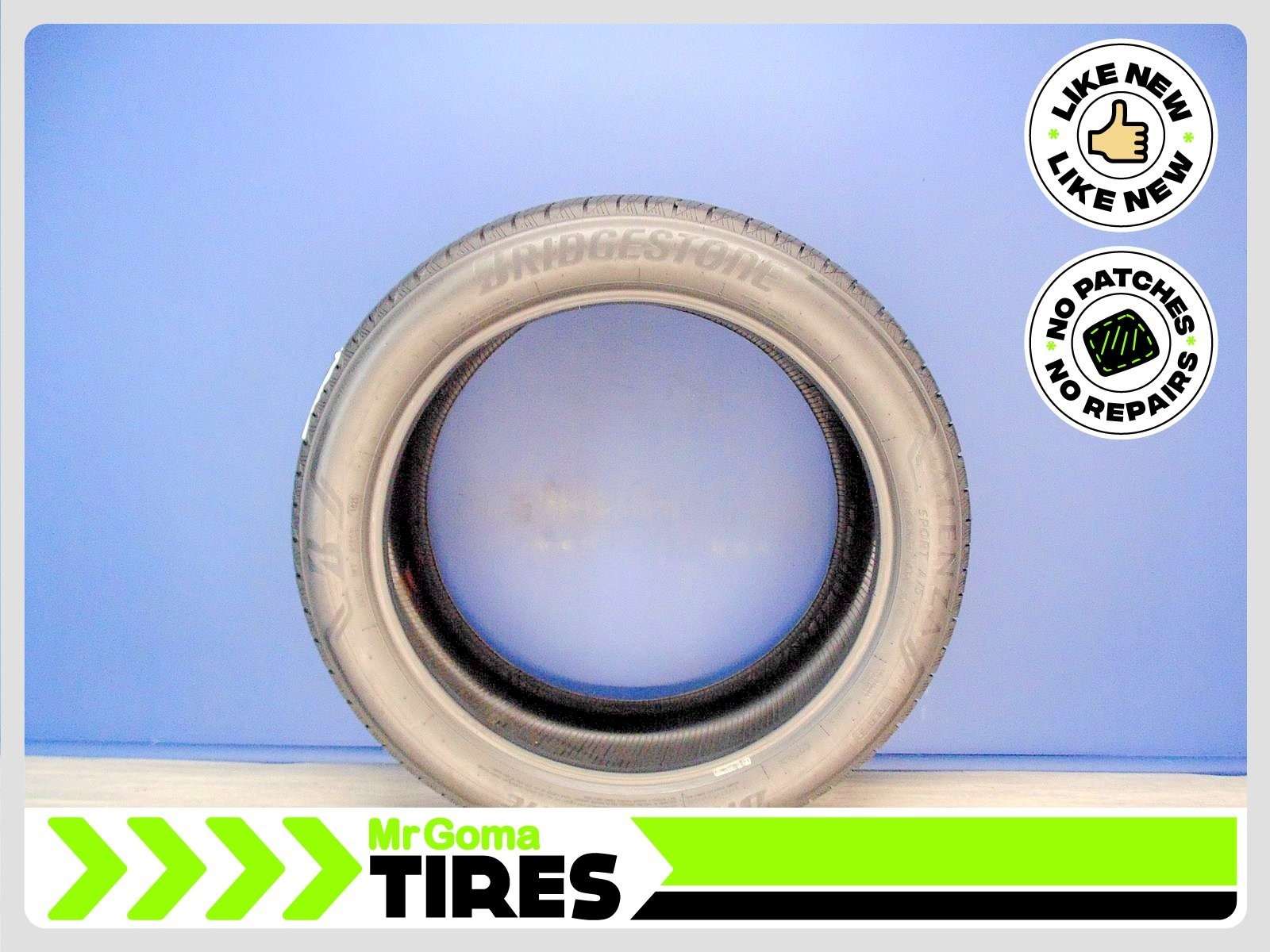 1 BRIDGESTONE ALENZA SPORT A/S E 235/50R21 USED TIRE 9.9/32 TREAD 101V 2355021