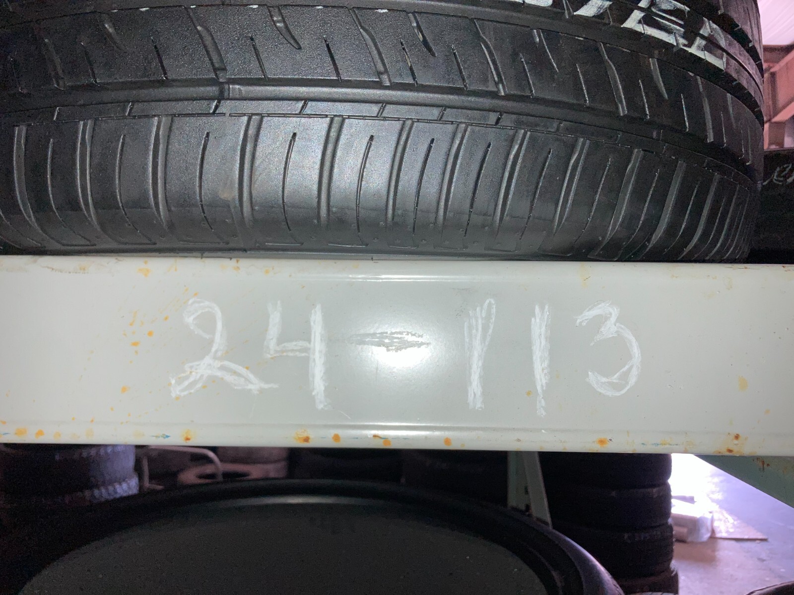 1 Tire 265 35 21 Goodyear Eagle Sport A/S Tesla (7.0-7.8/32 Tread) 101V