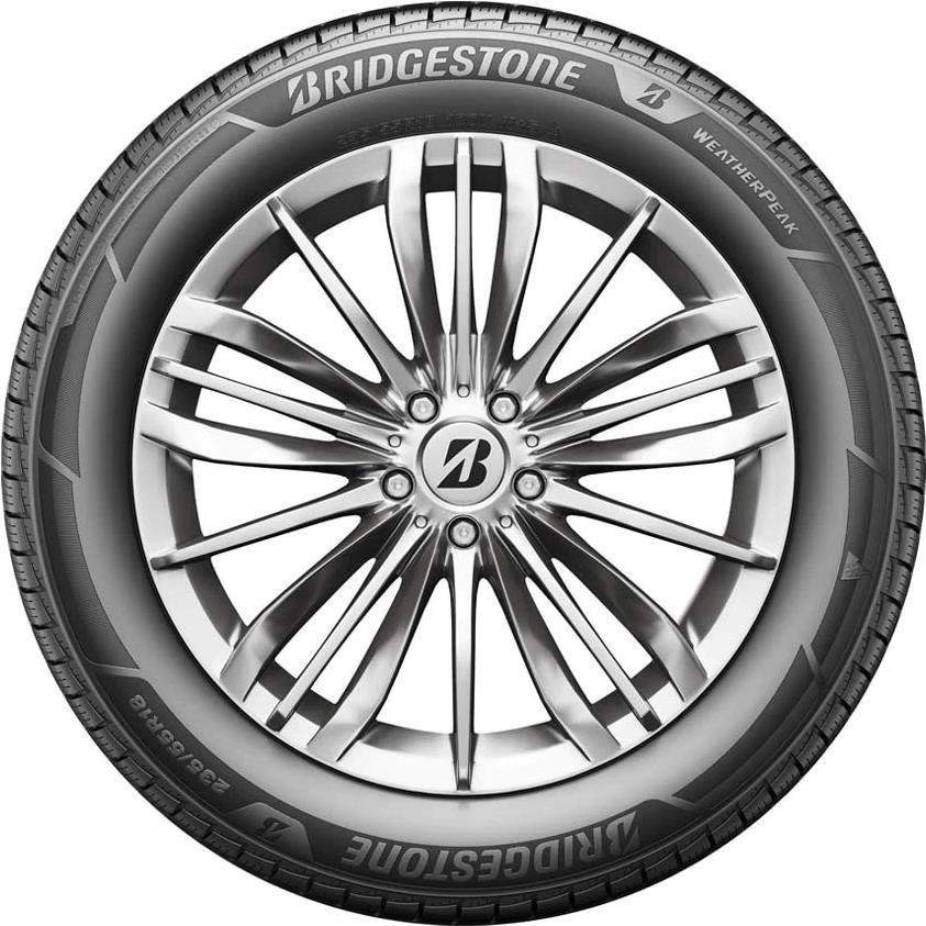 1 X New – 225/55R17 Bridgestone WeatherPeak 97V