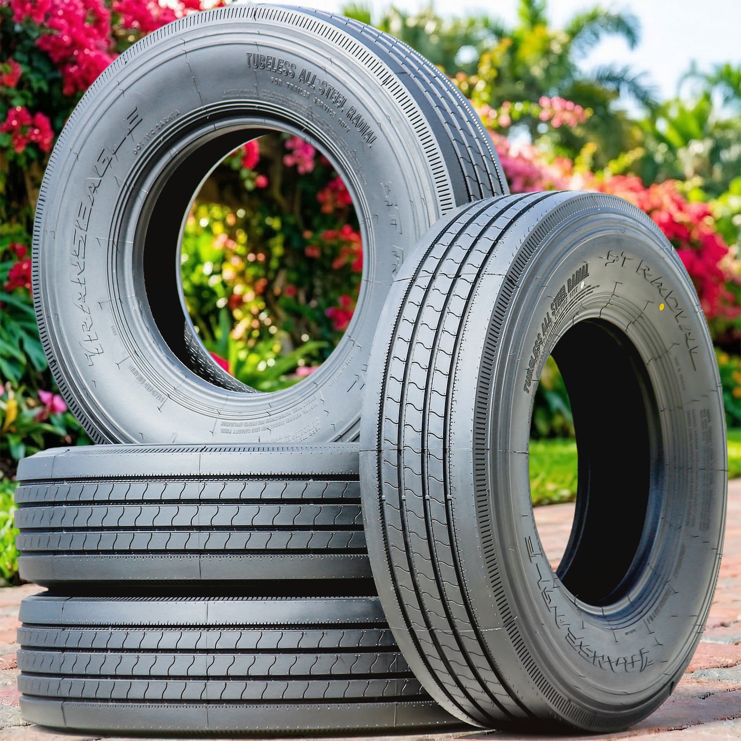 2 Tires Transeagle All Steel ST Radial ST 235/80R16 Load H 16 Ply Trailer
