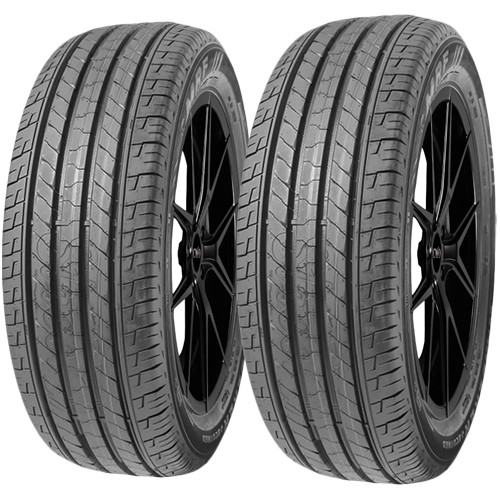 (QTY 2) 245/55R19 MRF Wanderer Street B5 103V SL Black Wall Tires