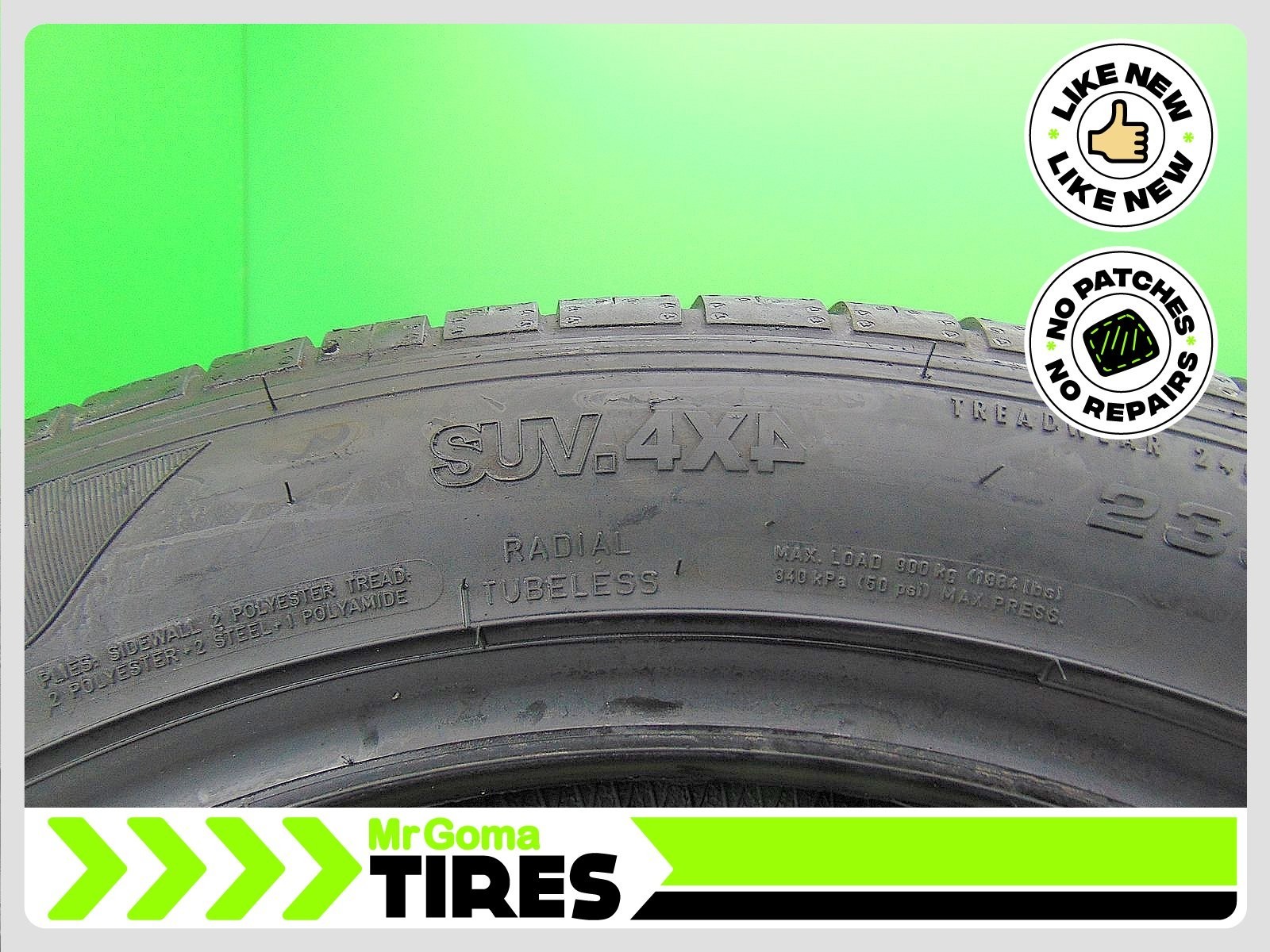 1 TIRE GOODYEAR EAGLE F1 ASYMMETRIC SUV 4X4 AT J LR XL 235/50R20 104W 10.0/32