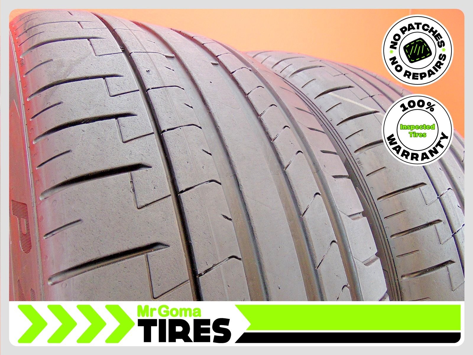 2 PIRELLI P ZERO TM PZ4 NA1 XL 245/35ZR20 USED TIRES 7.3/32 TREAD 91Y 2453520