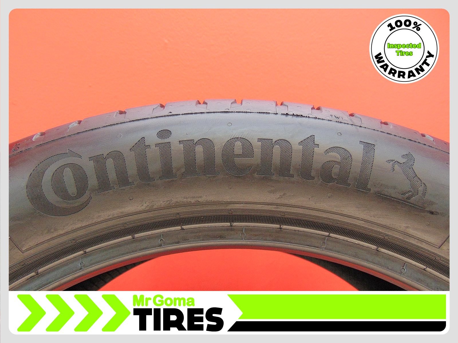 2 CONTINENTAL ECOCONTACT 6 Q MO XL 285/40R20 USED TIRES 6.8/32 TREAD 2854020