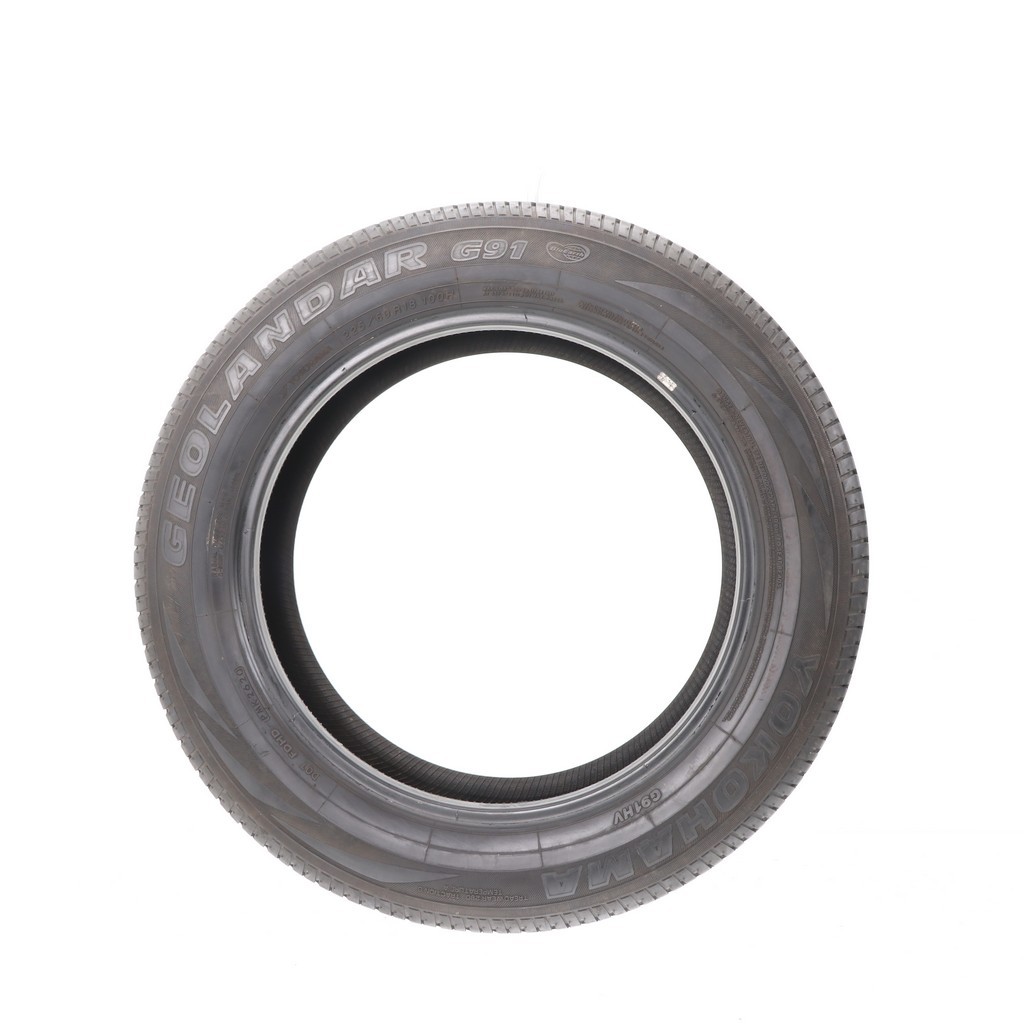 Set of (2) Used 225/60R18 Yokohama Geolandar G91HV 100H – 7/32