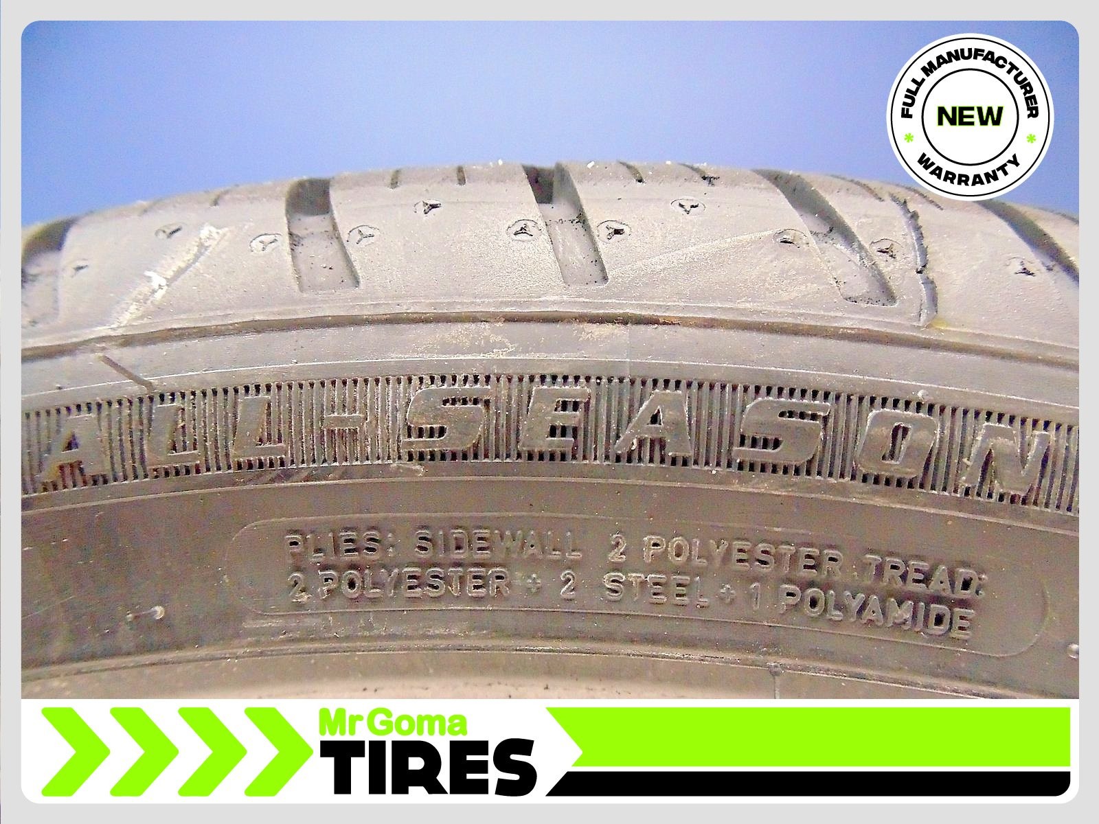 1 BRAND NEW 265/35R21 GOODYEAR EAGLE SPORT A/S AO XL TIRE AUDI 101H 2653521