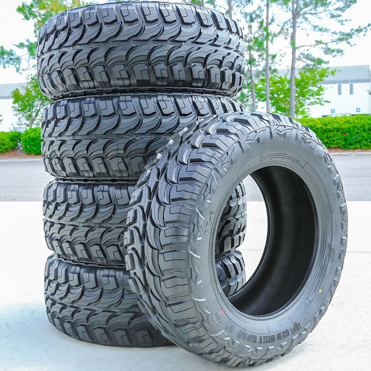 2 Tires Red Dirt Road RD-6 M/T LT 33X12.50R20 Load E 10 Ply MT Mud