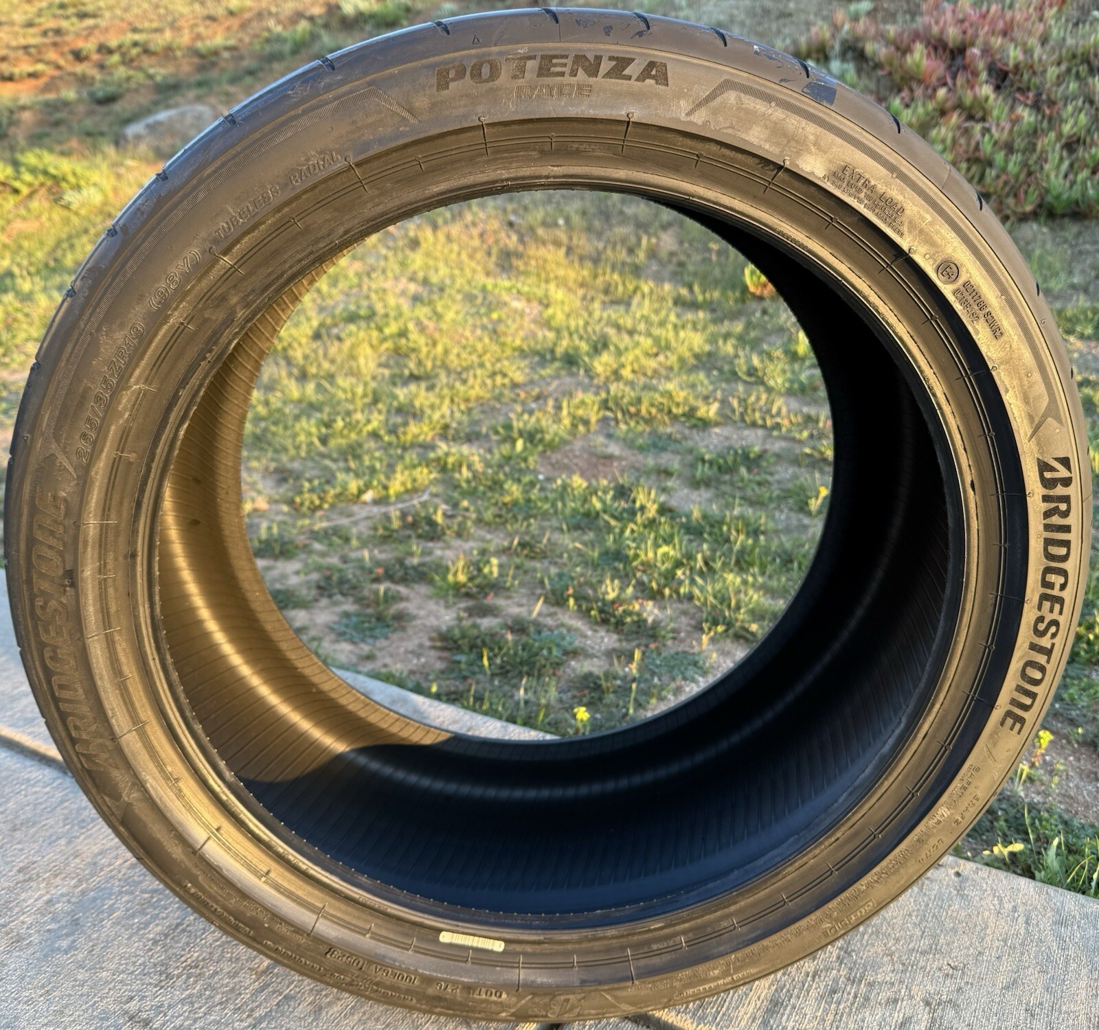 TWO BRAND NEW 265/35ZR19 Bridgestone Potenza Race Tires Like Michelin Cup 2!