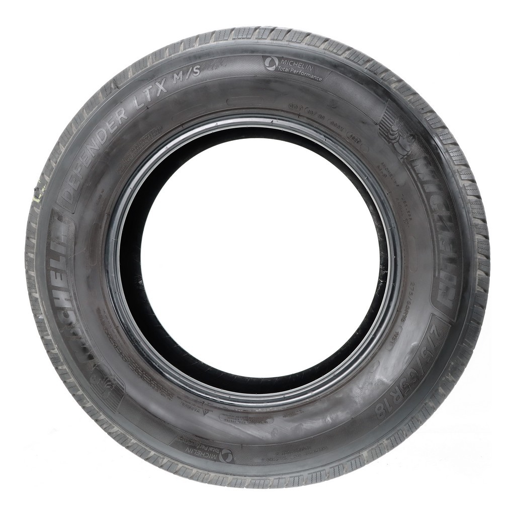 Set of (4) Used 275/65R18 Michelin Defender LTX M/S 116T – 9-11/32