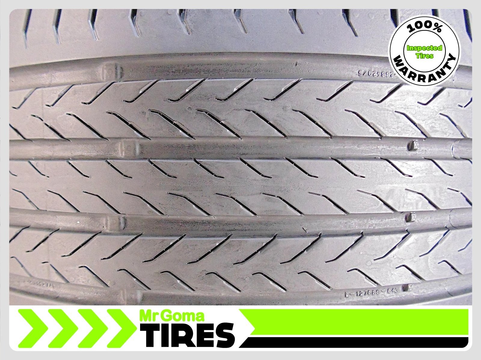 1 CONTINENTAL ECOCONTACT 6Q MO XL 245/45R19 USED TIRE 7.6/32 TREAD 102Y 2454519