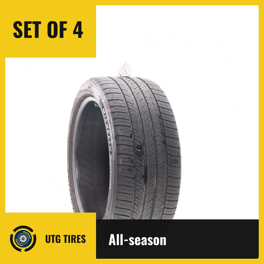 Set of (4) Used 245/40ZR18 Michelin Pilot Sport All Season 4 97Y – 6-7.5/32