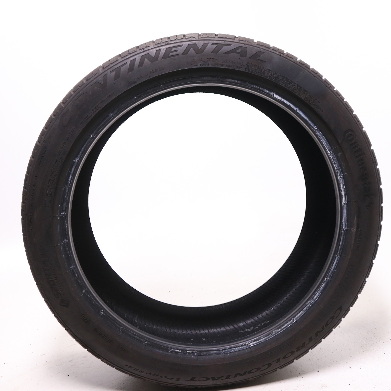 Set of 2 Used 245/40ZR19 Continental ControlContact Sport SRS Plus 98Y 7-7.5/32