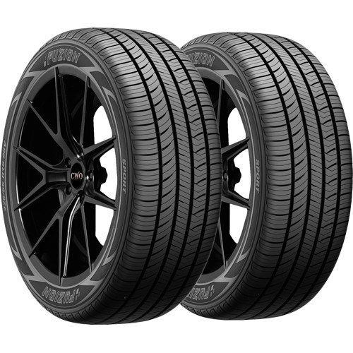 (QTY 2) 235/50R18 Fuzion Sport 97W SL Black Wall Tires