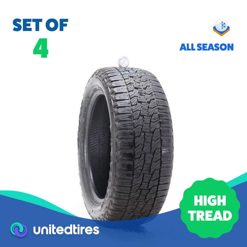 Set of (4) Used 235/55R18 Falken Wildpeak A/T Trail 100V – 8.5-10/32