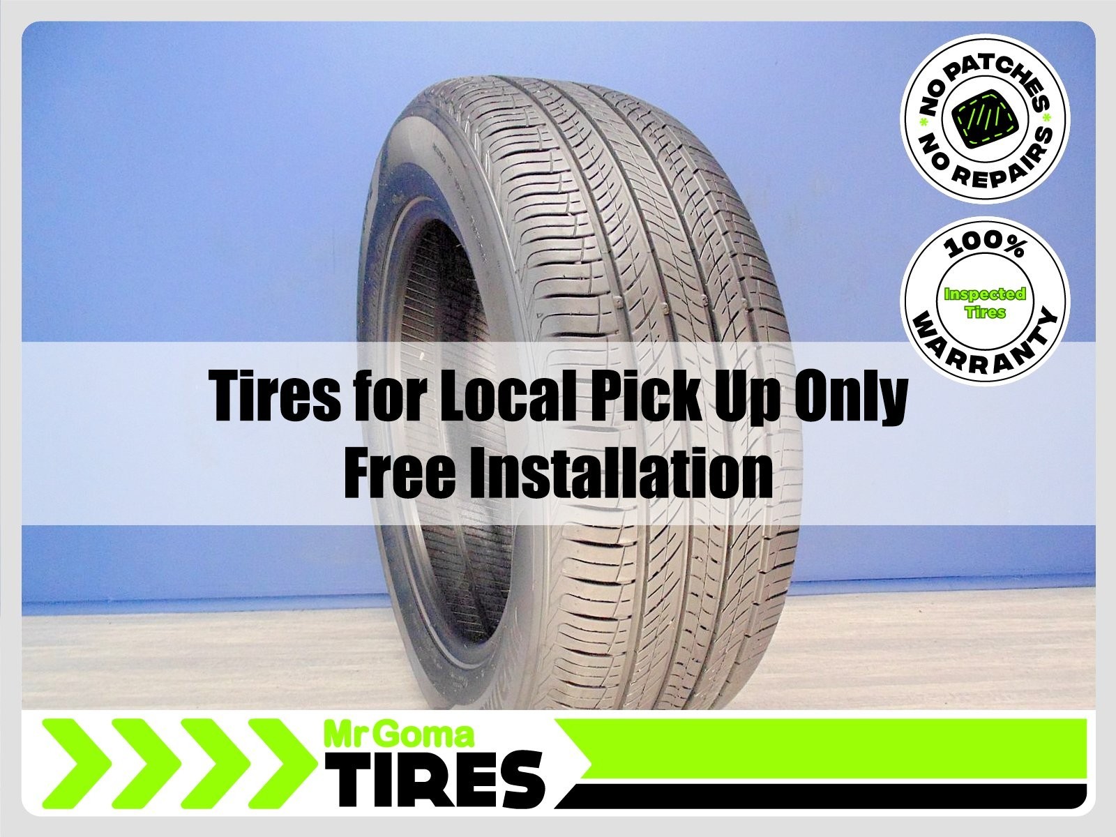 1 HANKOOK DYNAPRO HP2 KONTROL 225/60R17 USED TIRE 7.0/32 TREAD 99H 2256017
