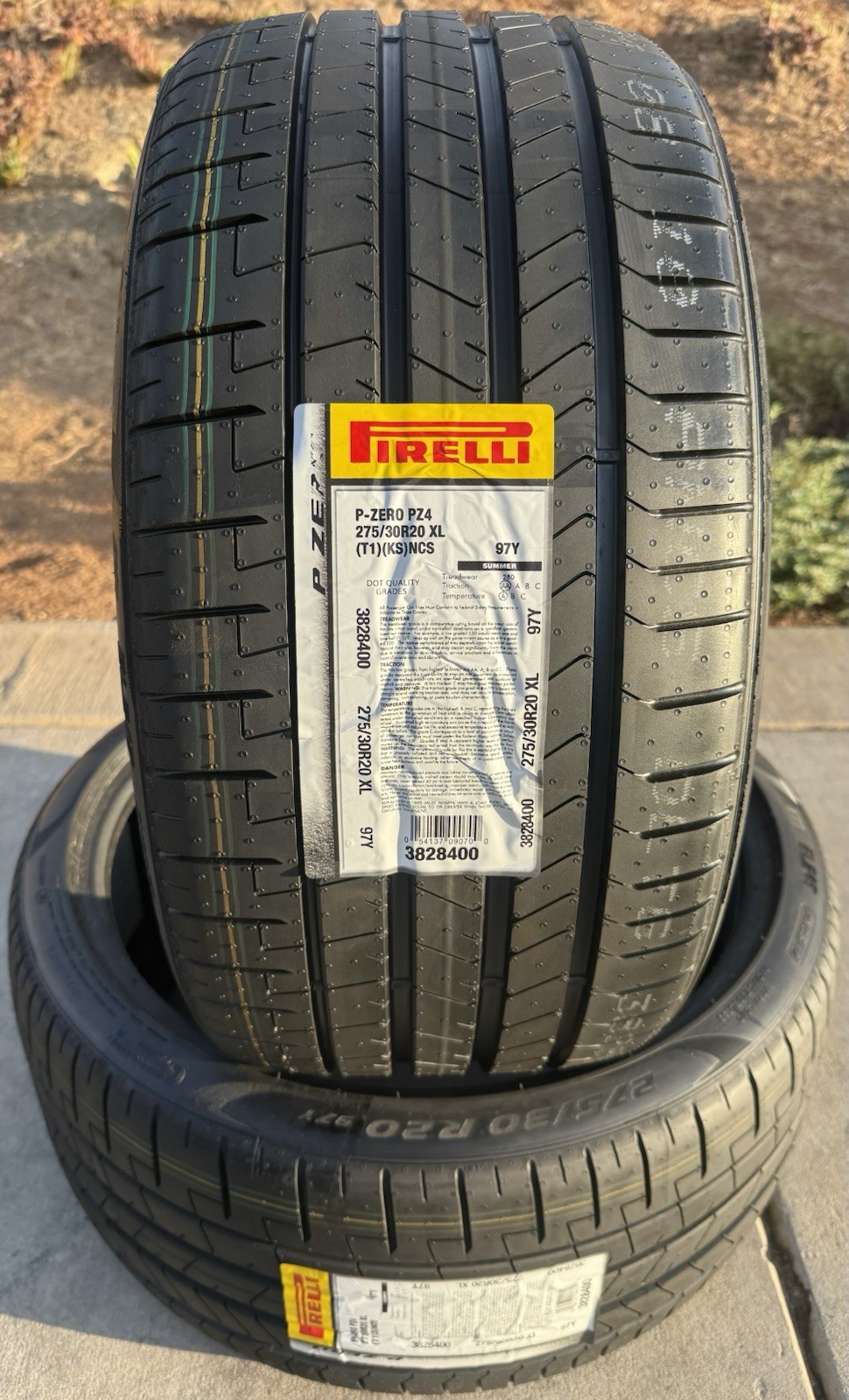 TWO BRAND NEW 275/30R20 97Y Pirelli P Zero PZ4 Tires Like Michelin 4S 2753020