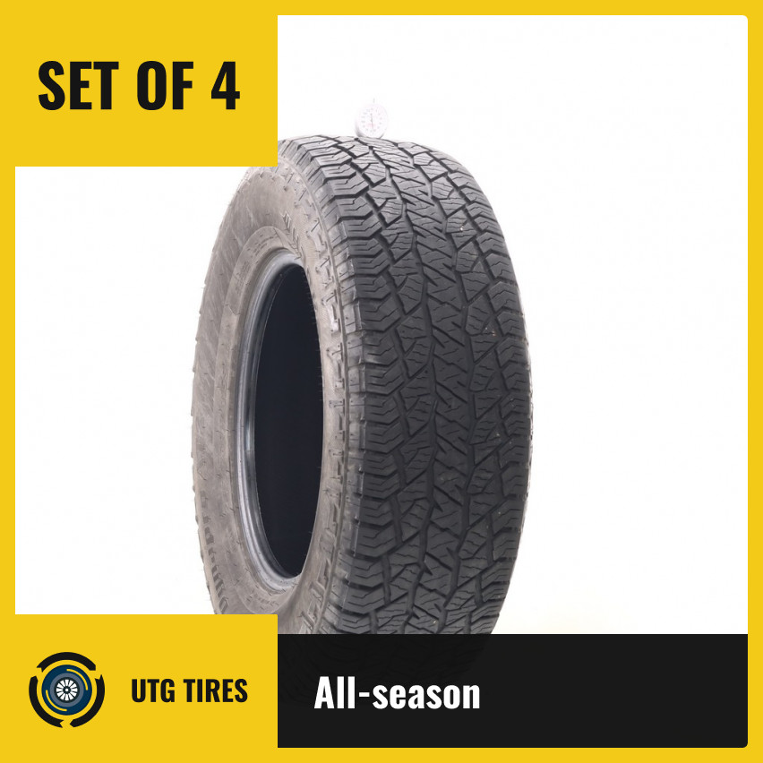 Set of (4) Used 265/70R17 Hankook Dynapro AT2 115S – 6.5-8.5/32