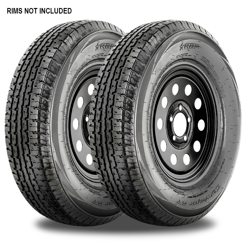 4 RBP Conveyor ST Semi Steel 205/75R14 105/101M Boat Cargo Trailer 8 PLY LR D