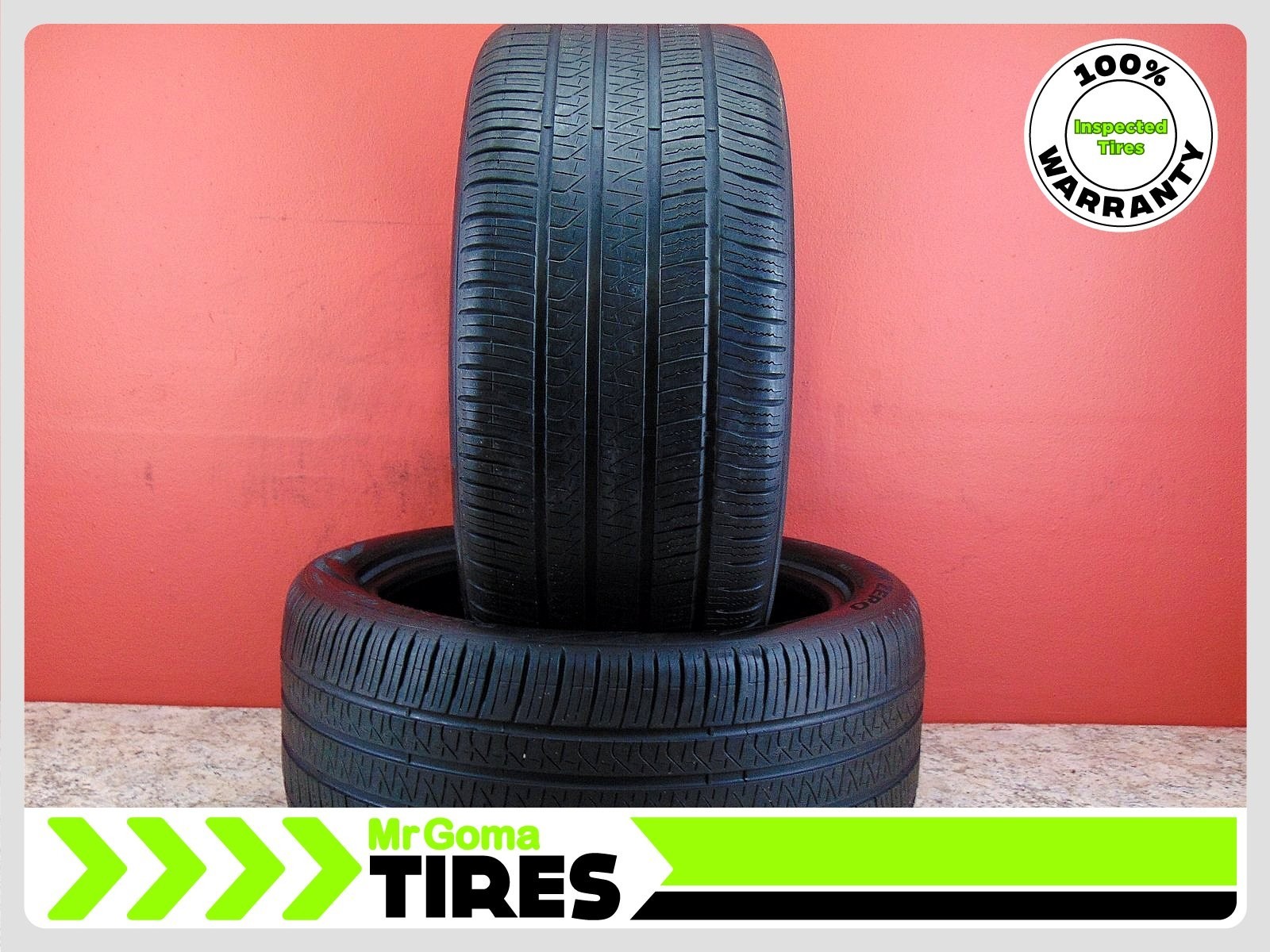 2 PIRELLI SCORPION TM ZERO A/S MO 315/40R21 USED TIRES 71% LIFE 3154021